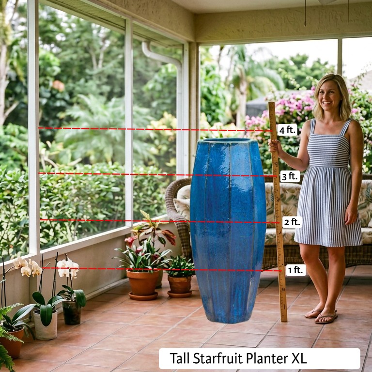 Tall Starfruit Planter XL