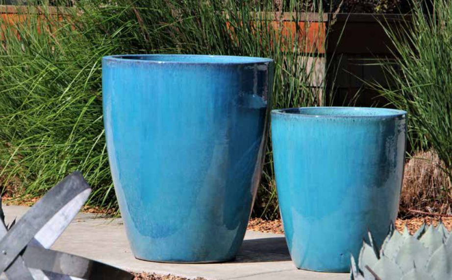 naples lanai stone ceramic planters