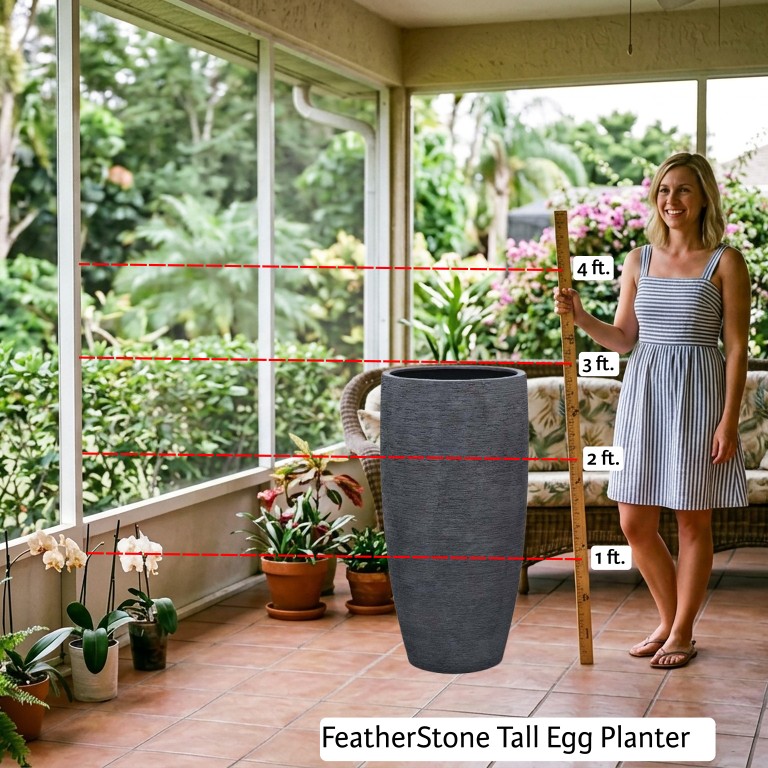 FeatherStone Tall Egg Planter