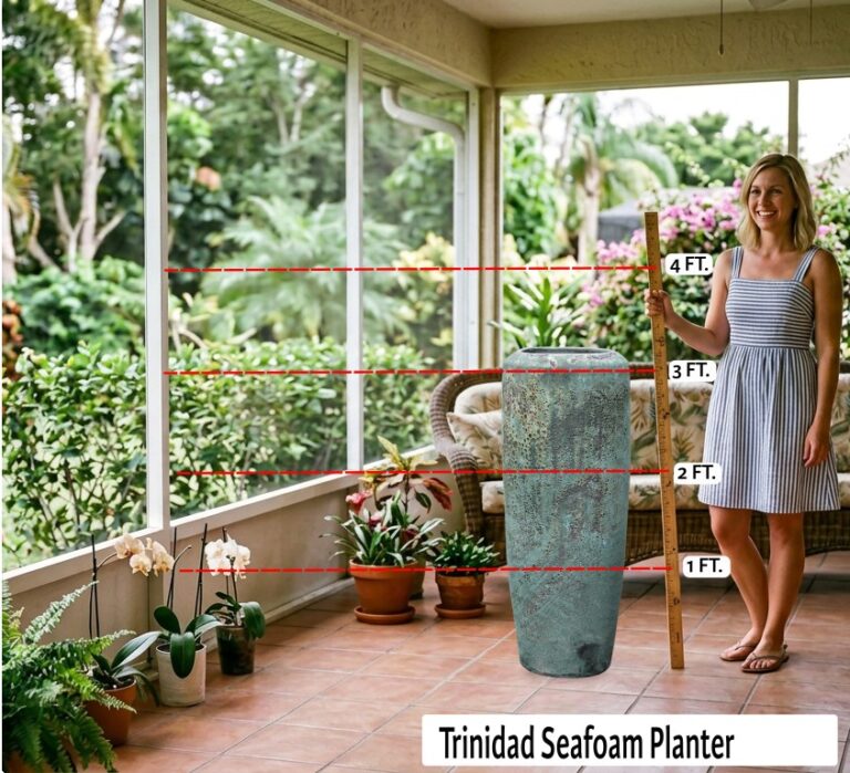 Trinidad Seafoam Planter